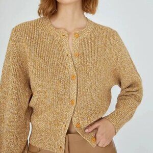 Wilfred Nora Crew-Neck Cardigan 100% Merino Wool